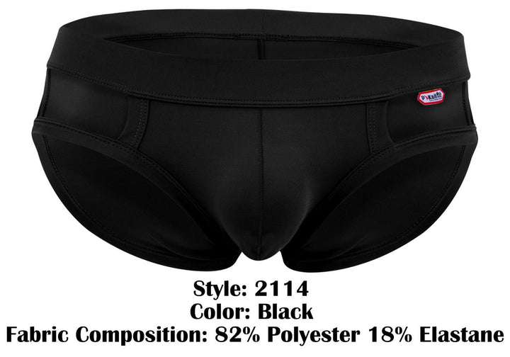 Pikante Lenox Men's Bikini Brief in Black – men's briefs