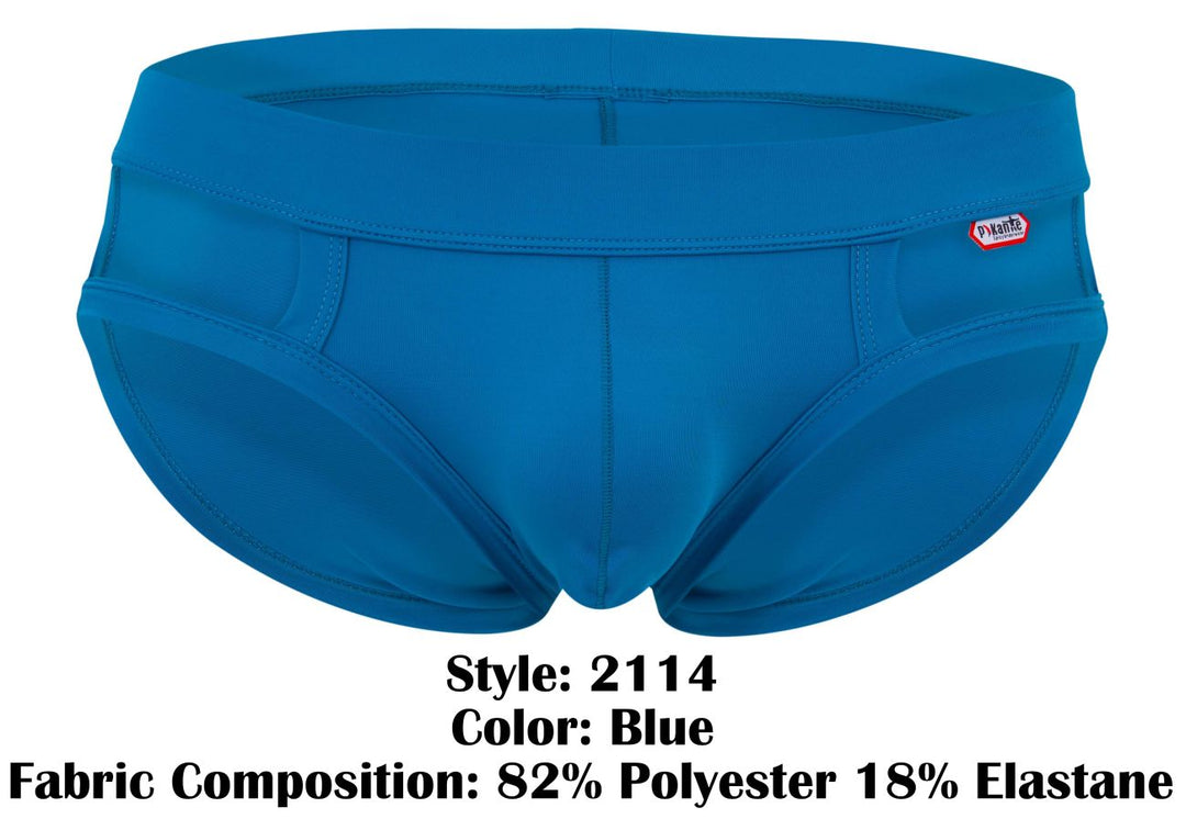 Pikante Lenox Men's Bikini Brief in Blue – men's briefs