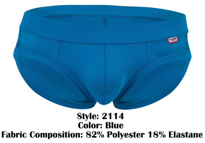 Pikante Lenox Men's Bikini Brief in Blue – men's briefs