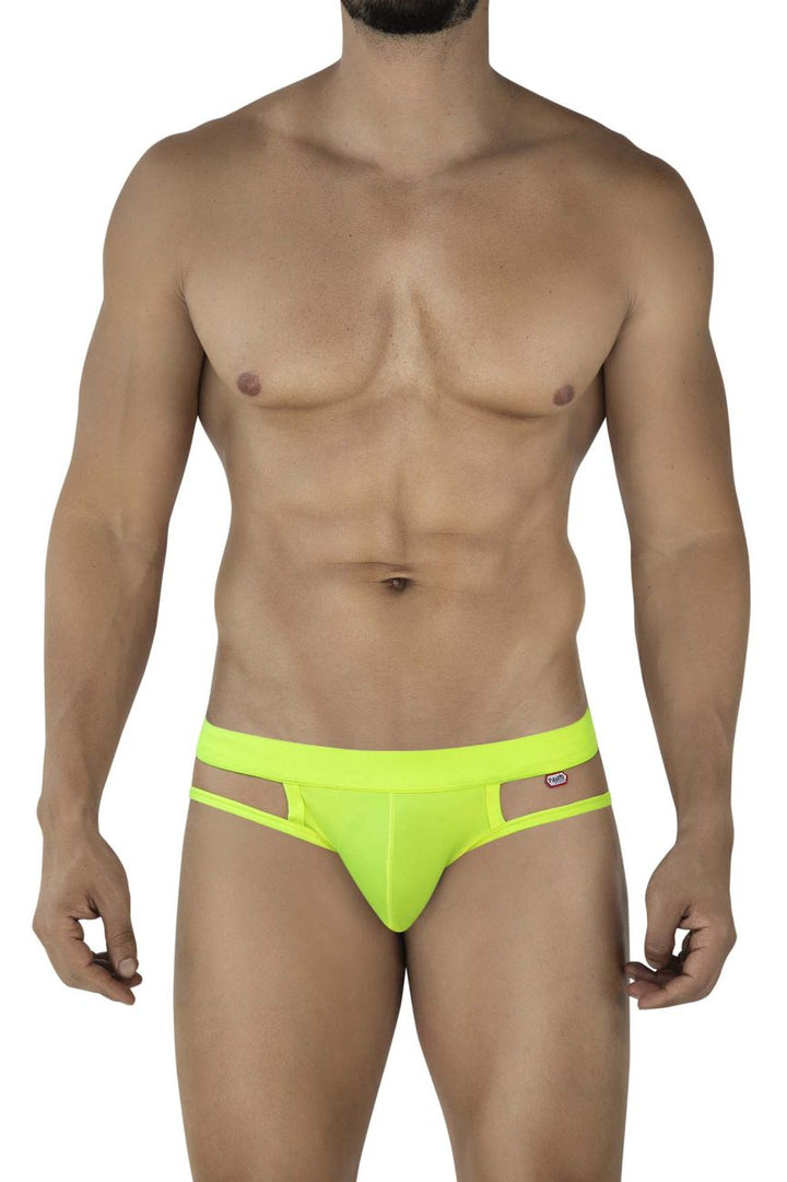 Pikante Lenox Men's Bikini Brief in Neon Green – men's briefs