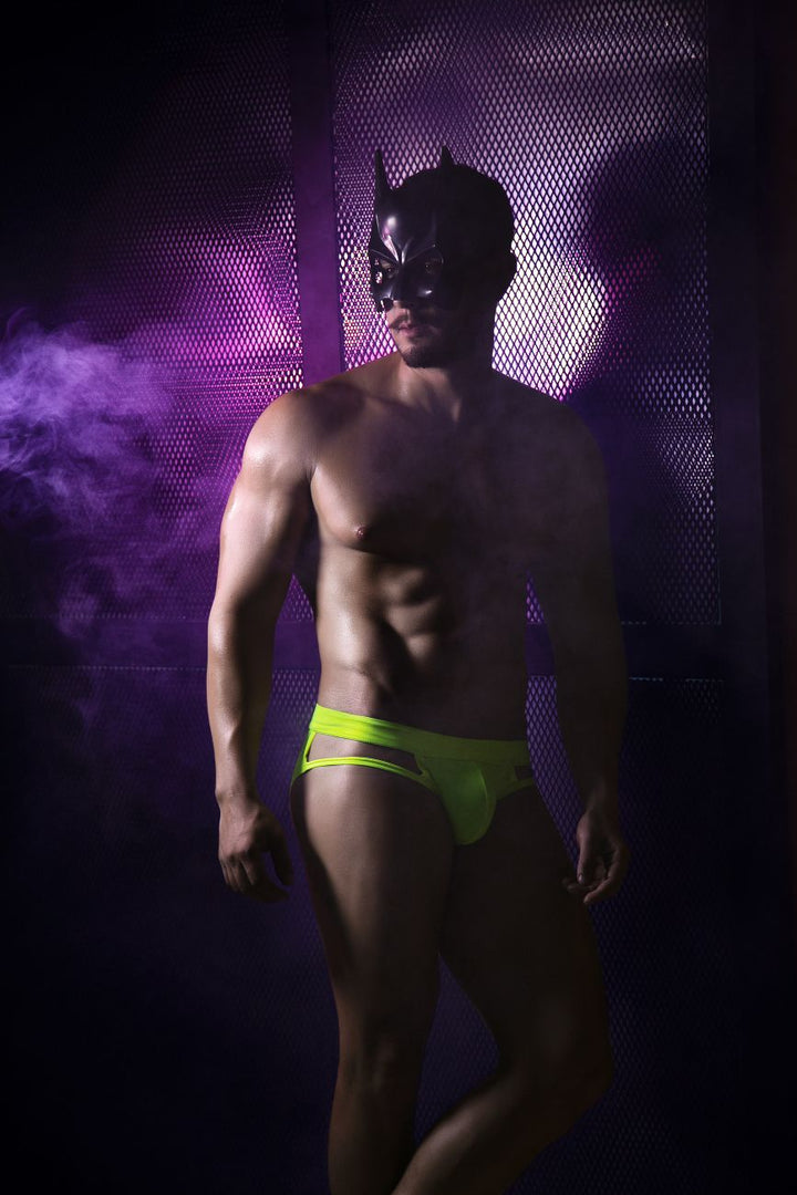 Pikante Lenox Men's Bikini Brief in Neon Green – men's briefs