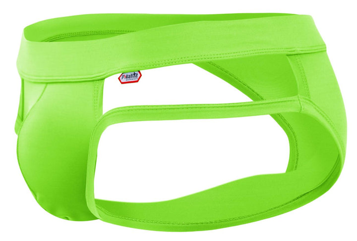 Pikante Lenox Men's Bikini Brief in Neon Green – men's briefs