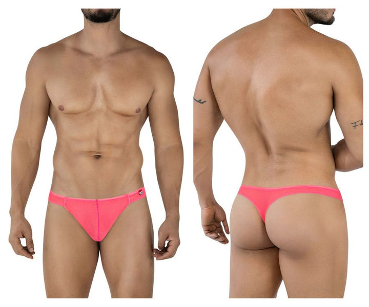Pikante Amusing Men's Thong in Fuchsia Mesh – men's thongs