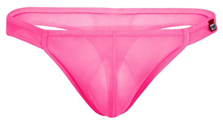Pikante Amusing Men's Thong in Fuchsia Mesh – men's thongs