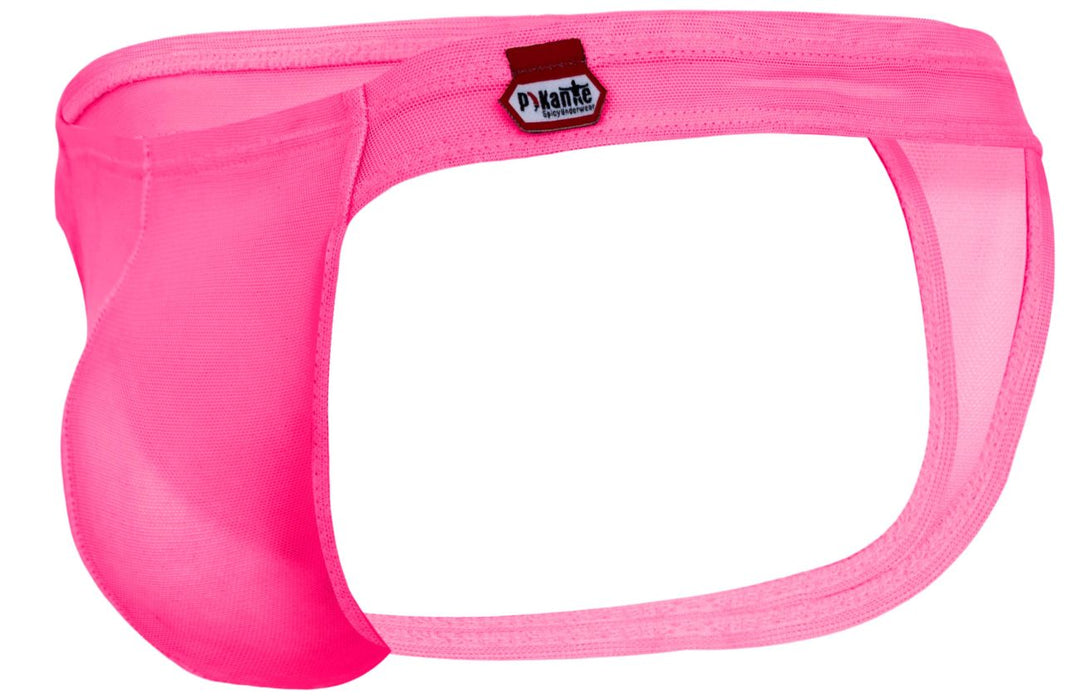 Pikante Amusing Men's Thong in Fuchsia Mesh – men's thongs