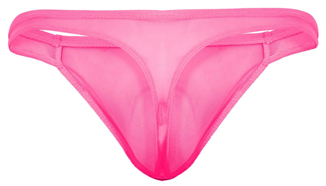 Pikante Amusing Men's Thong in Fuchsia Mesh – men's thongs