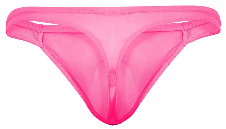 Pikante Amusing Men's Thong in Fuchsia Mesh – men's thongs