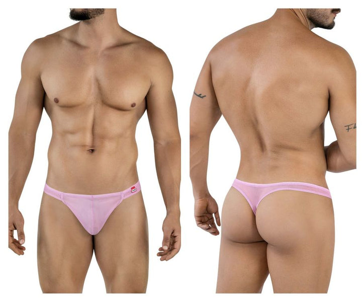 Pikante Amusing Men's Thong in Lilac Mesh – men's thongs