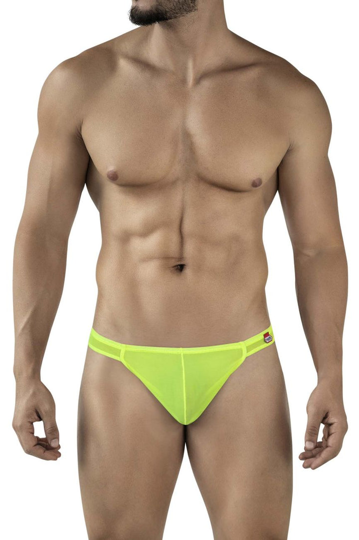 Pikante Amusing Men's Thong in Neon Green – men's thongs