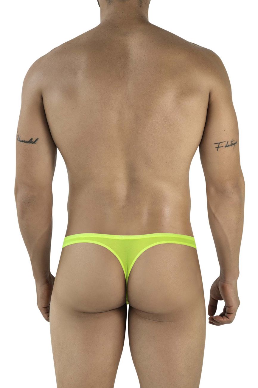 Pikante Amusing Men's Thong in Neon Green – men's thongs