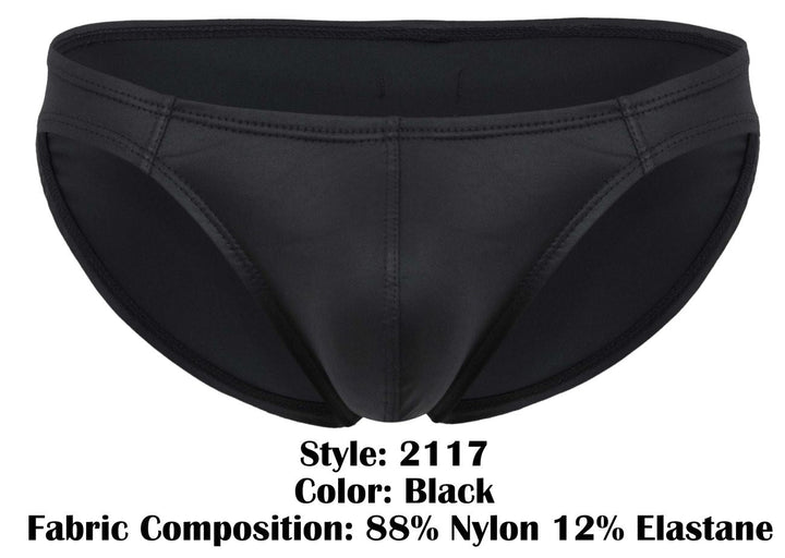Pikante Candy Men's Bikini Brief in Black – men's briefs