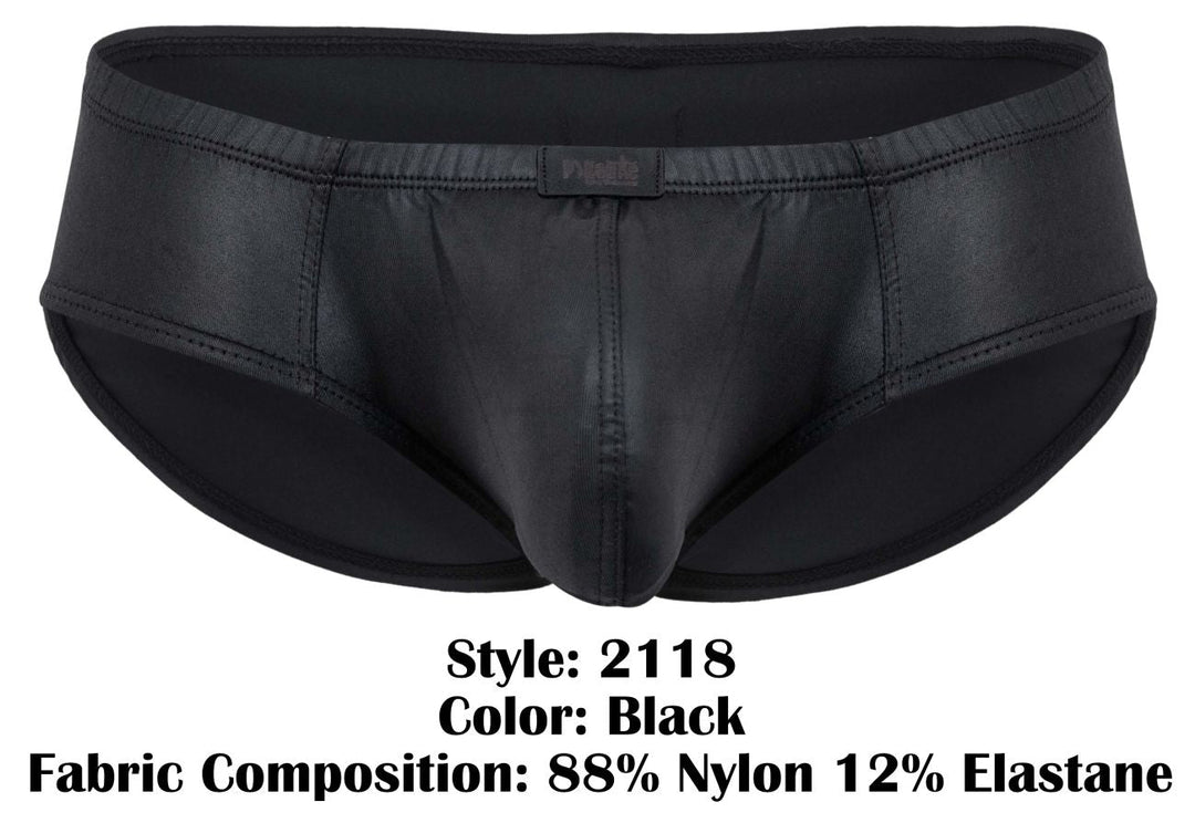 Pikante Candy Men's Bikini Brief in Black – men's briefs