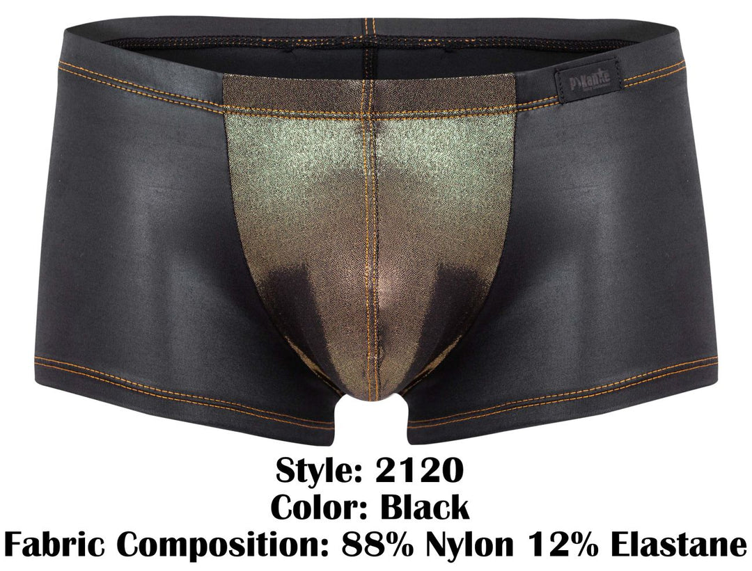 Pikante Gold Cup Men's Trunk Underwear in Black – men's trunks