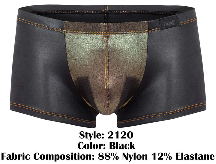 Pikante Gold Cup Men's Trunk Underwear in Black – men's trunks
