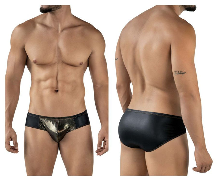 Pikante Gold Cup Men's Bikini Brief in Black – men's briefs