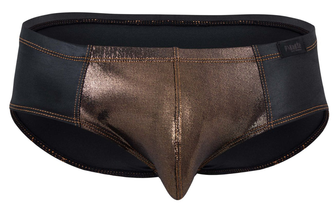 Pikante Gold Cup Men's Bikini Brief in Black – men's briefs