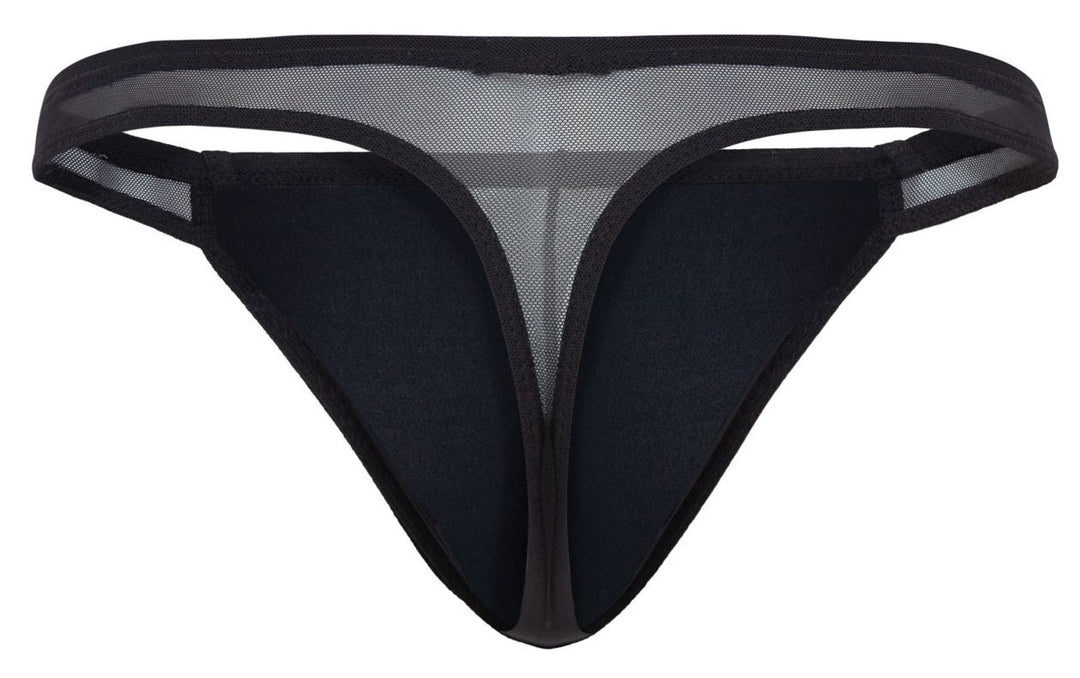 Pikante Gold Cup Men's Thong in Black – men's thongs