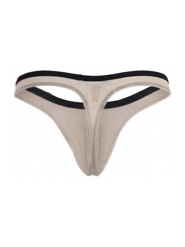 Pikante Isis Sleek Thong Men's Thong in Beige – men's thongs