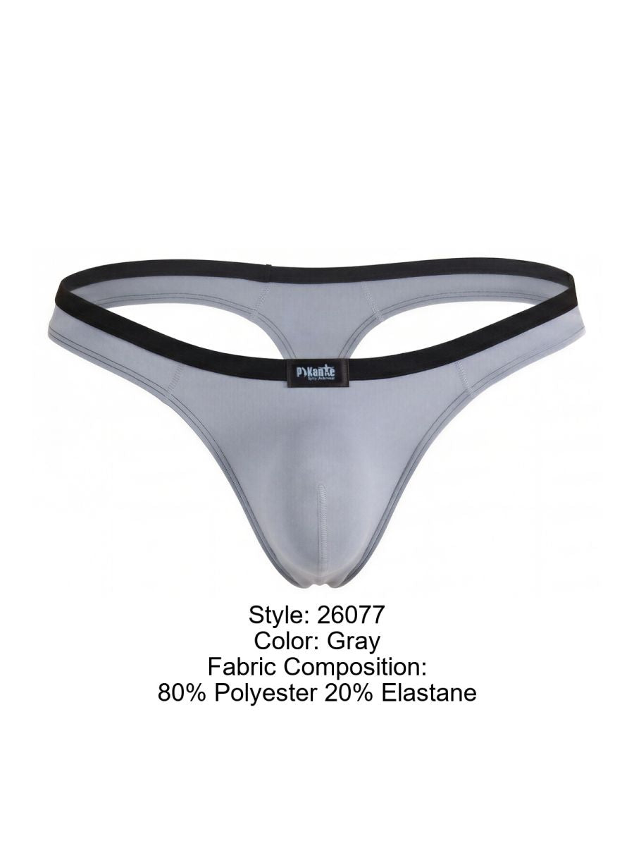 Pikante Isis Men's Thong in Gray – men's thongs