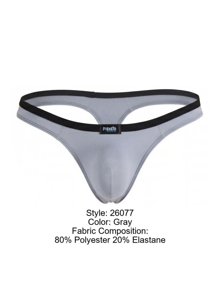 Pikante Isis Men's Thong in Gray – men's thongs