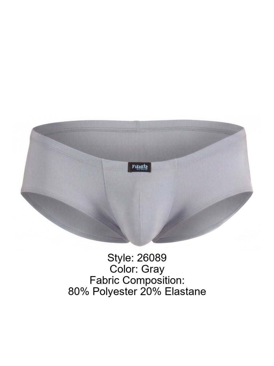 Pikante Sleek Thot Men's Trunk Underwear in Gray – men's trunks