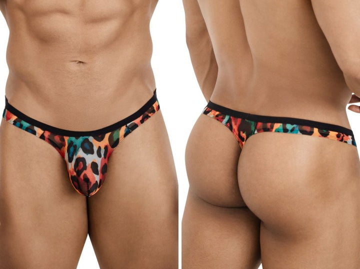 Pikante Animal Print Men's Thong in Multi Colored – men's thongs