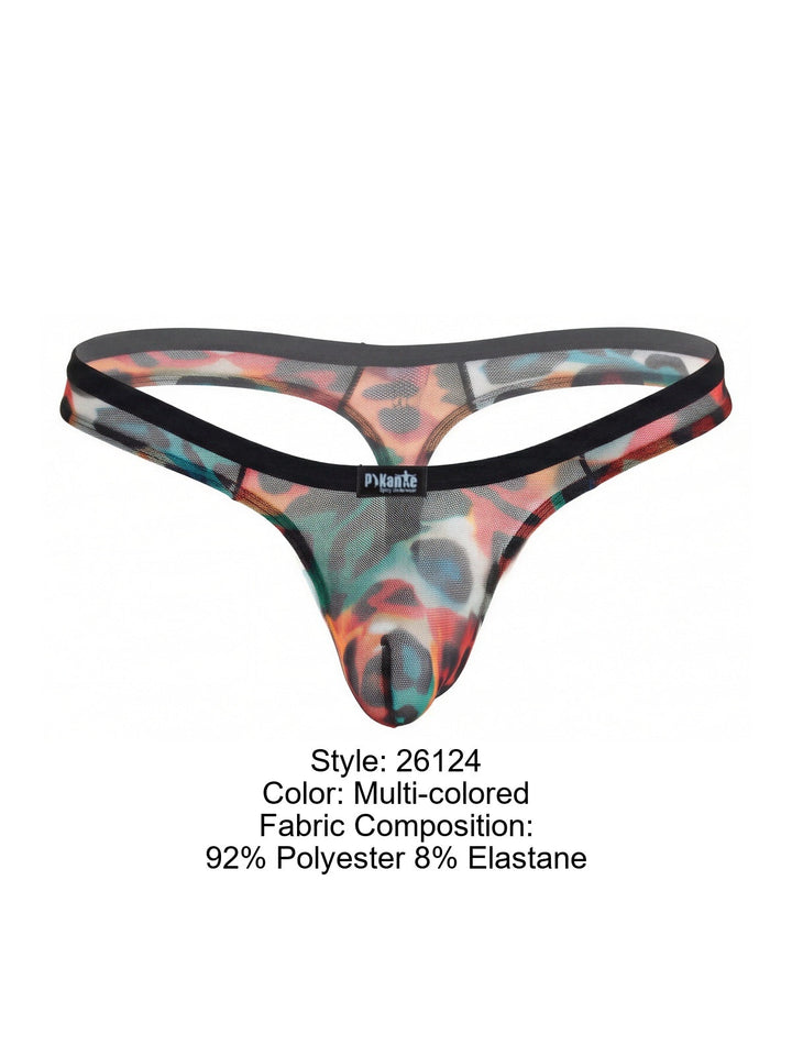 Pikante Animal Print Men's Thong in Multi Colored – men's thongs