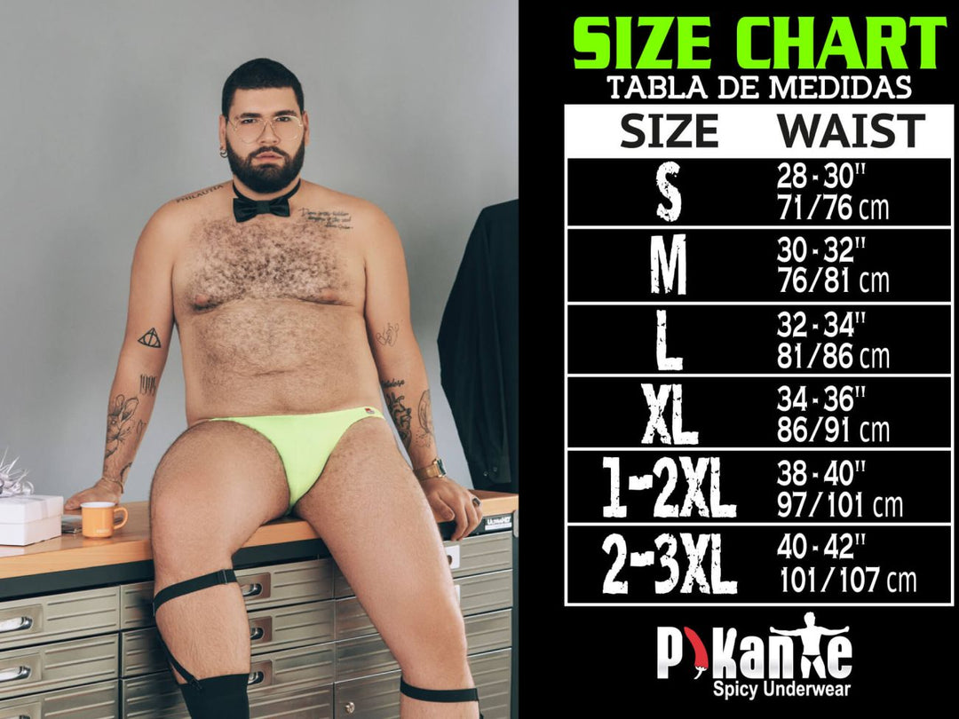 Pikante Novo Thongs in Black – men's thongs