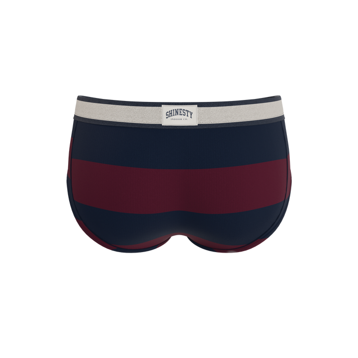Shinesty The Pitch rugby stripe Ball Hammock pouch underwear briefs – men's rugby stripe brief