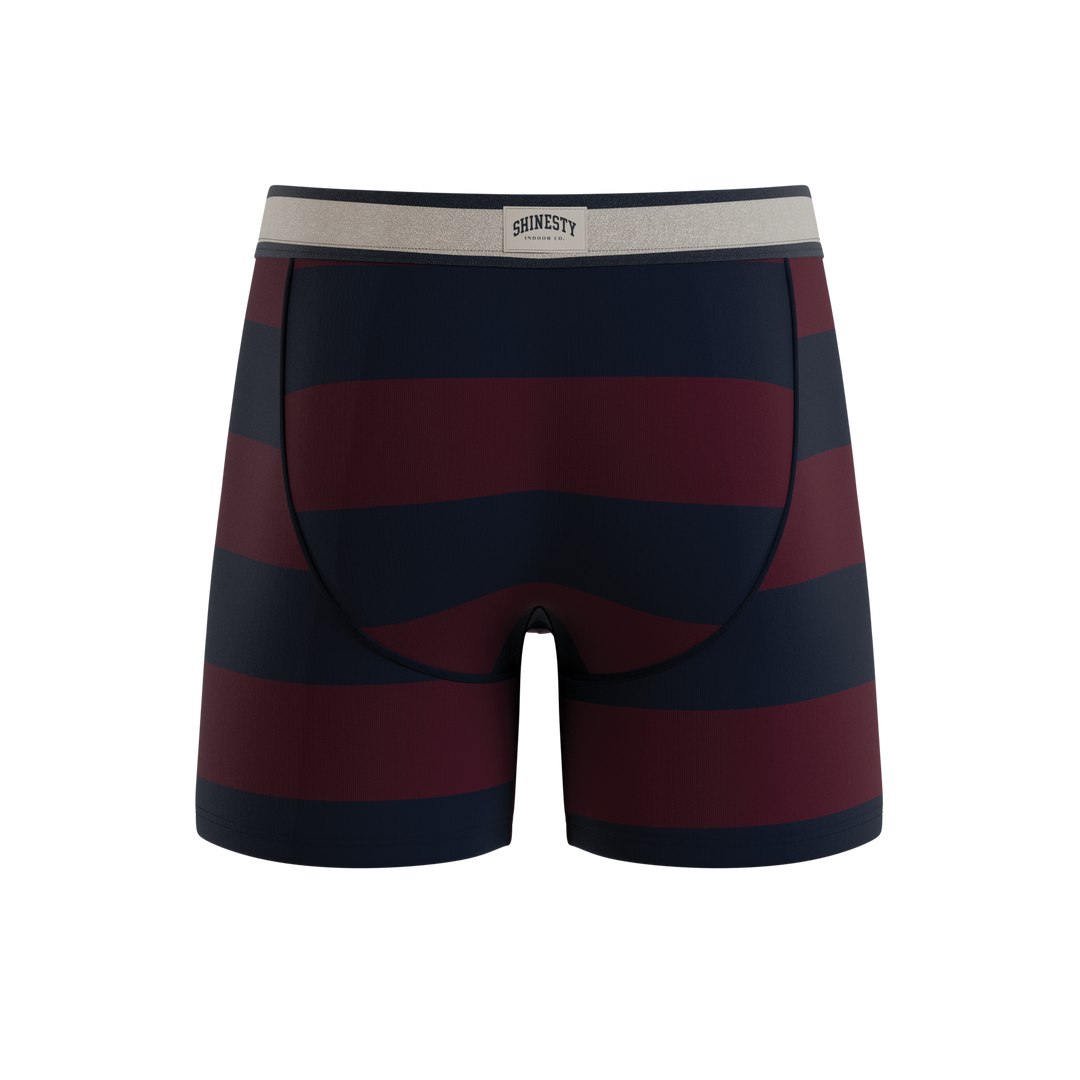 Shinesty The Pitch rugby stripe Ball Hammock pouch underwear – men's rugby stripe boxer briefs