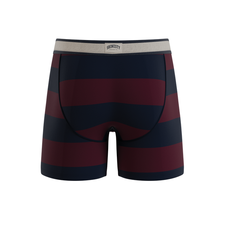 Shinesty The Pitch rugby stripe Ball Hammock pouch underwear – men's rugby stripe boxer briefs