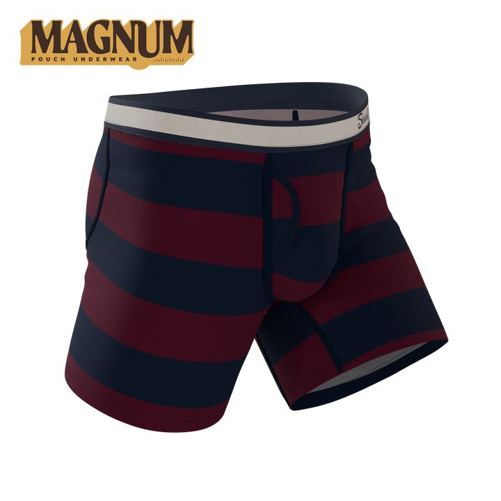 Shinesty The Pitch rugby stripe Ball Hammock Magnum Big Pouch – men's rugby stripe big pouch boxer