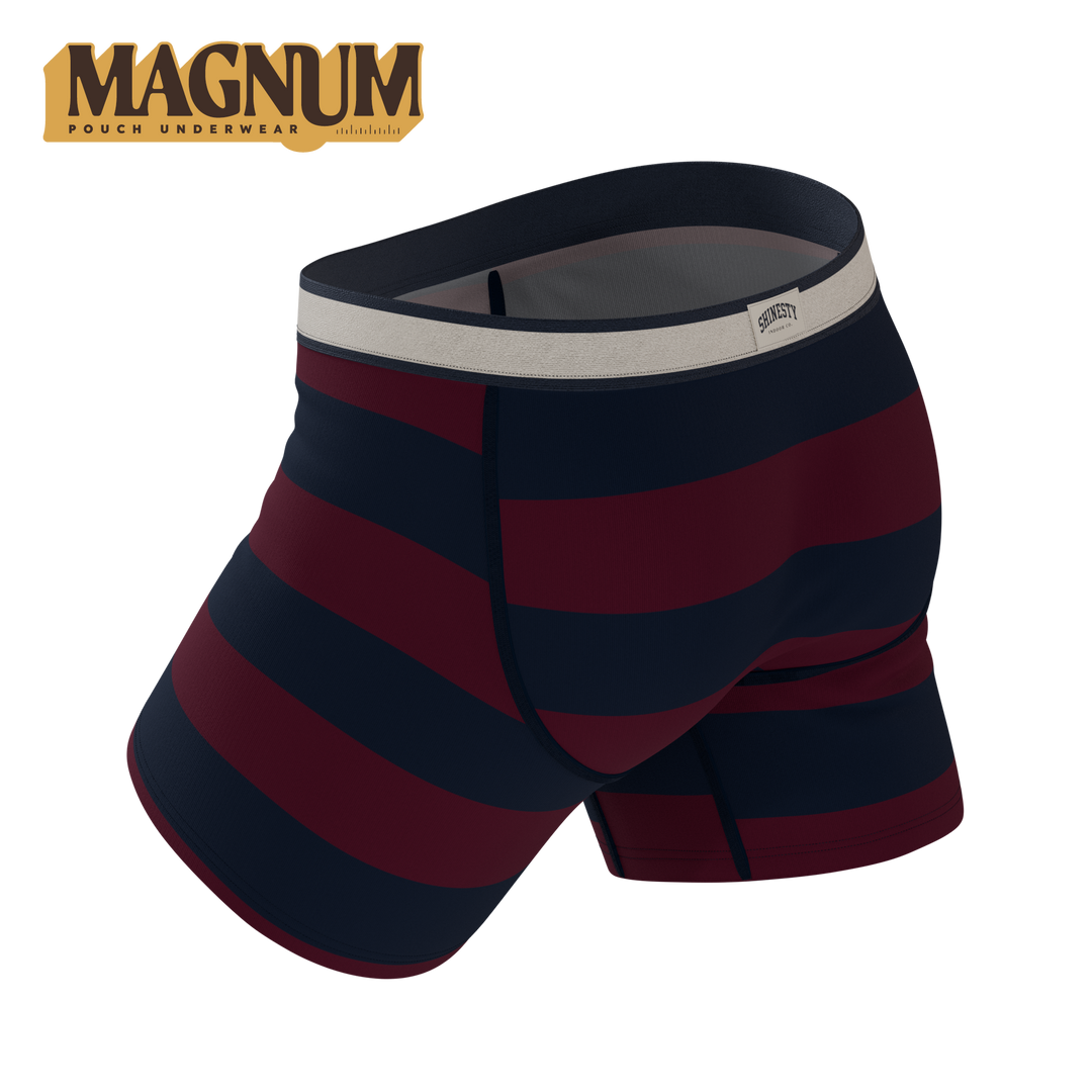 Shinesty The Pitch rugby stripe Ball Hammock Magnum Big Pouch – men's rugby stripe big pouch boxer