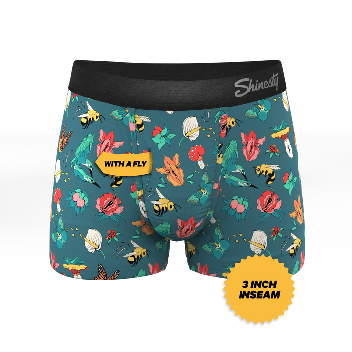 Shinesty "Pollination Station" Birds and Bees Ball Hammock® Pouch Trunks