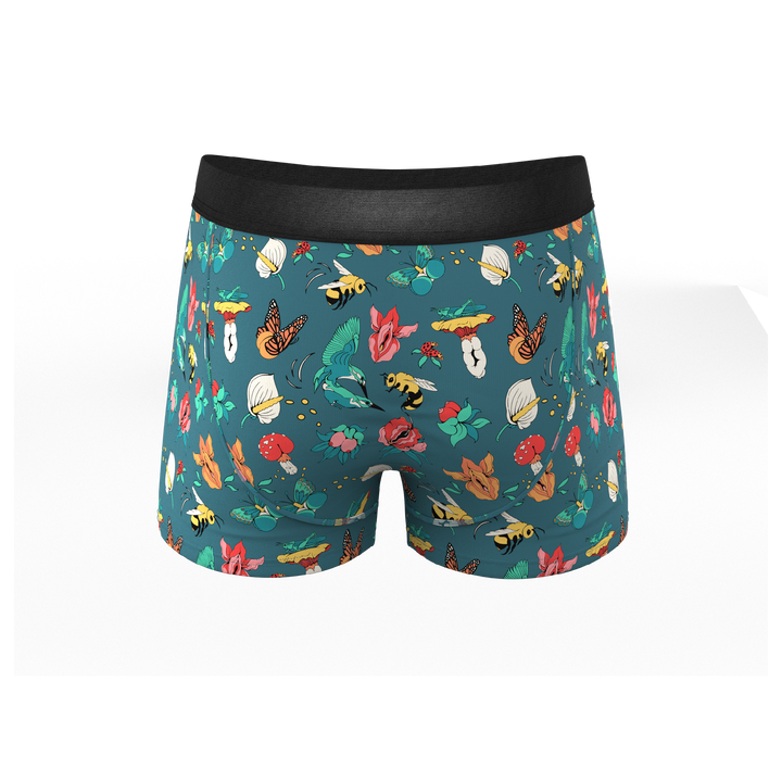 Shinesty "Pollination Station" Birds and Bees Ball Hammock® Pouch Trunks