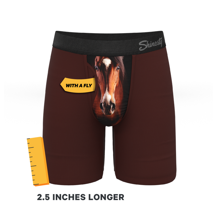 The Pony Express | Horse Long Leg Ball Hammock® Pouch Underwear With Fly