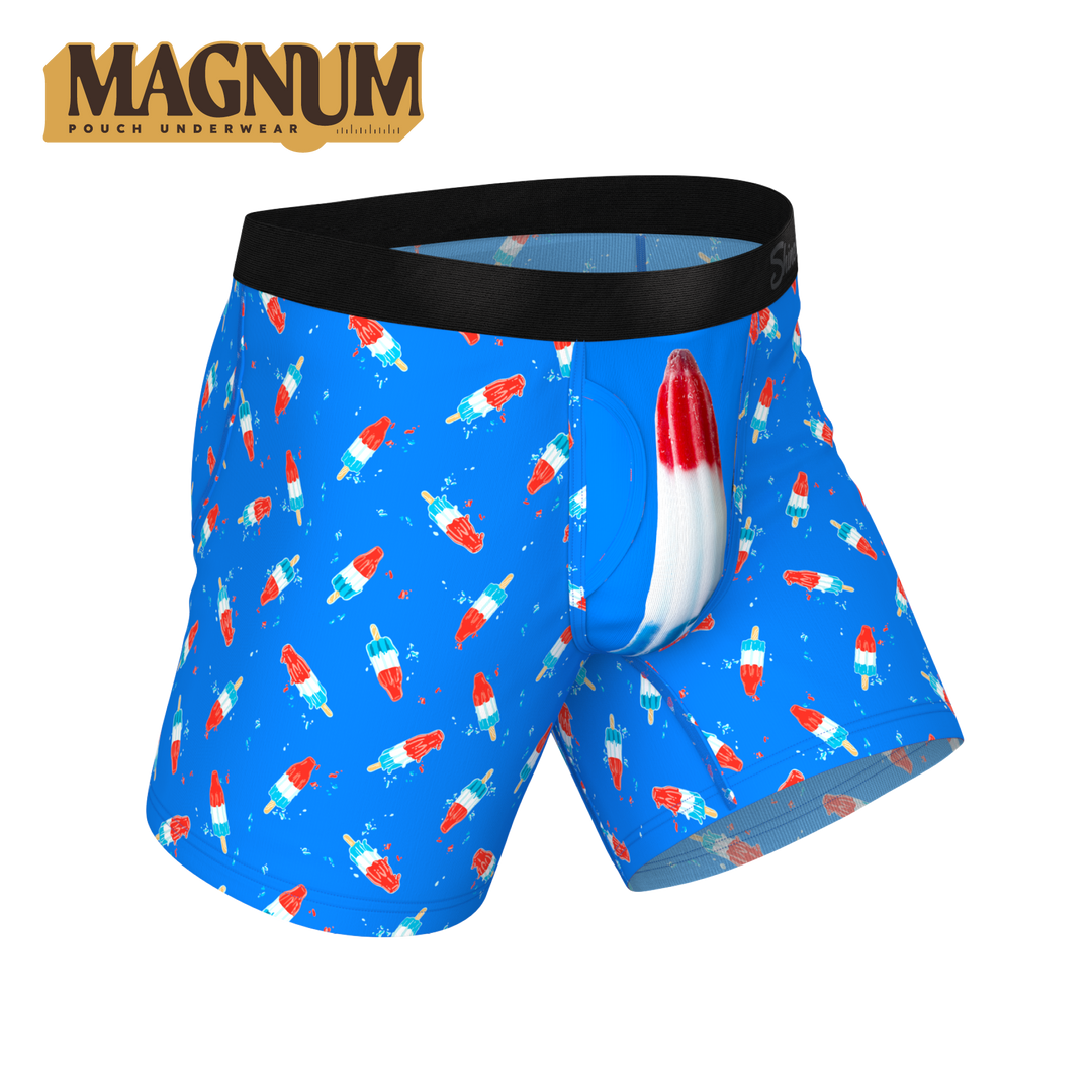 USA Popsicle Boxer Briefs with Magnum Ball Hammock® Pouch