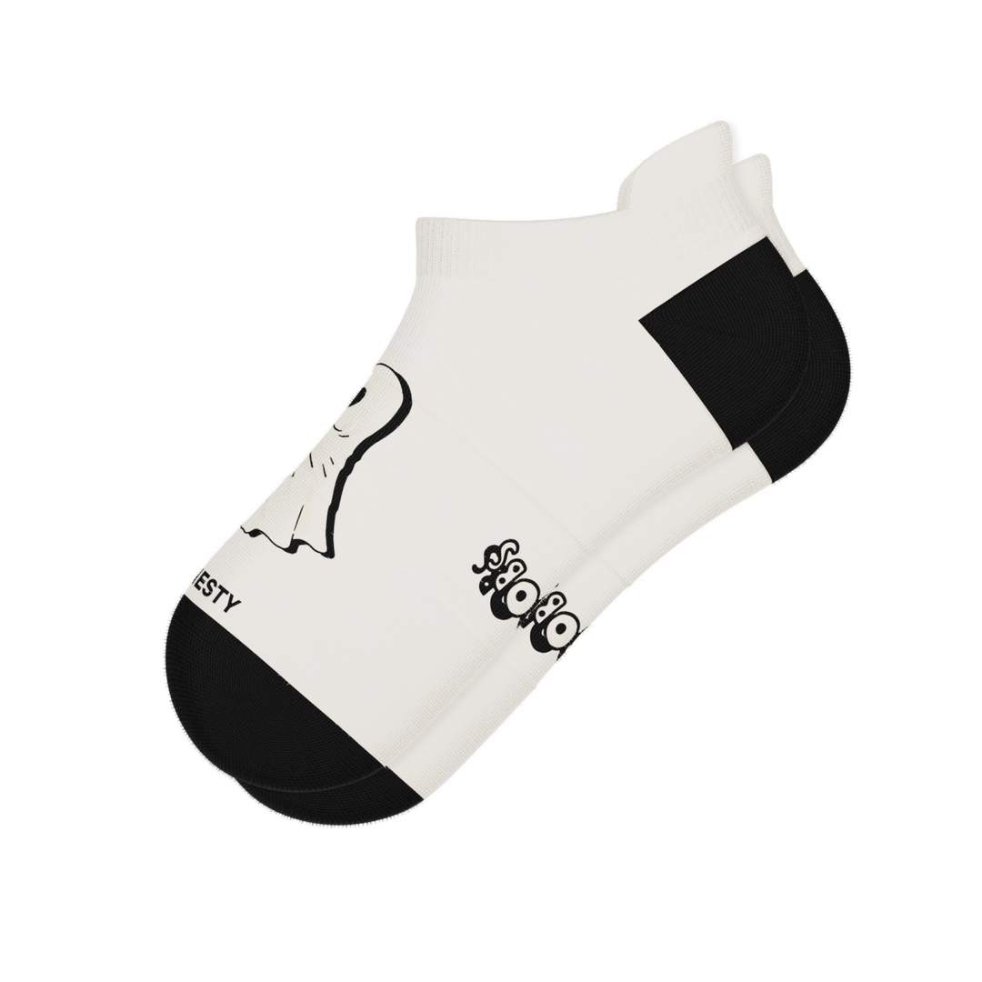 The Possessed Chest | Ghost Heel Hammock™ Ankle Socks