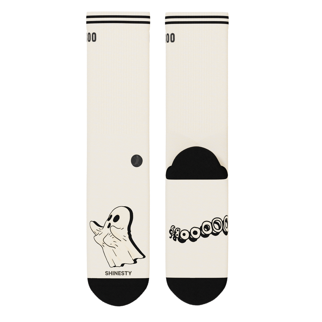 The Possessed Chest | Ghost Heel Hammock™ Crew Socks