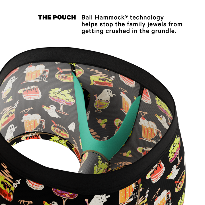 Shinesty The Potions Pub Halloween cocktail Ball Hammock pouch trunks – men's Halloween trunk underwear