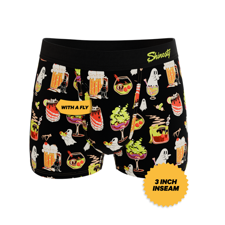 Shinesty The Potions Pub Halloween cocktail Ball Hammock pouch trunks – men's Halloween trunk underwear