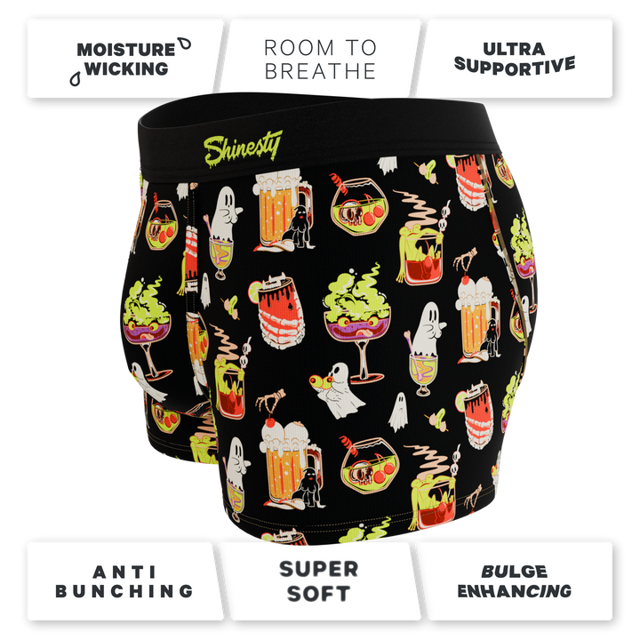 Shinesty The Potions Pub Halloween cocktail Ball Hammock pouch trunks – men's Halloween trunk underwear