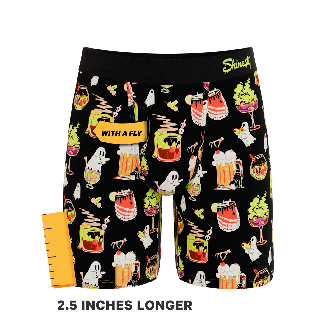 Shinesty The Potions Pub Halloween cocktail Ball Hammock long leg underwear with fly – Halloween long leg boxer
