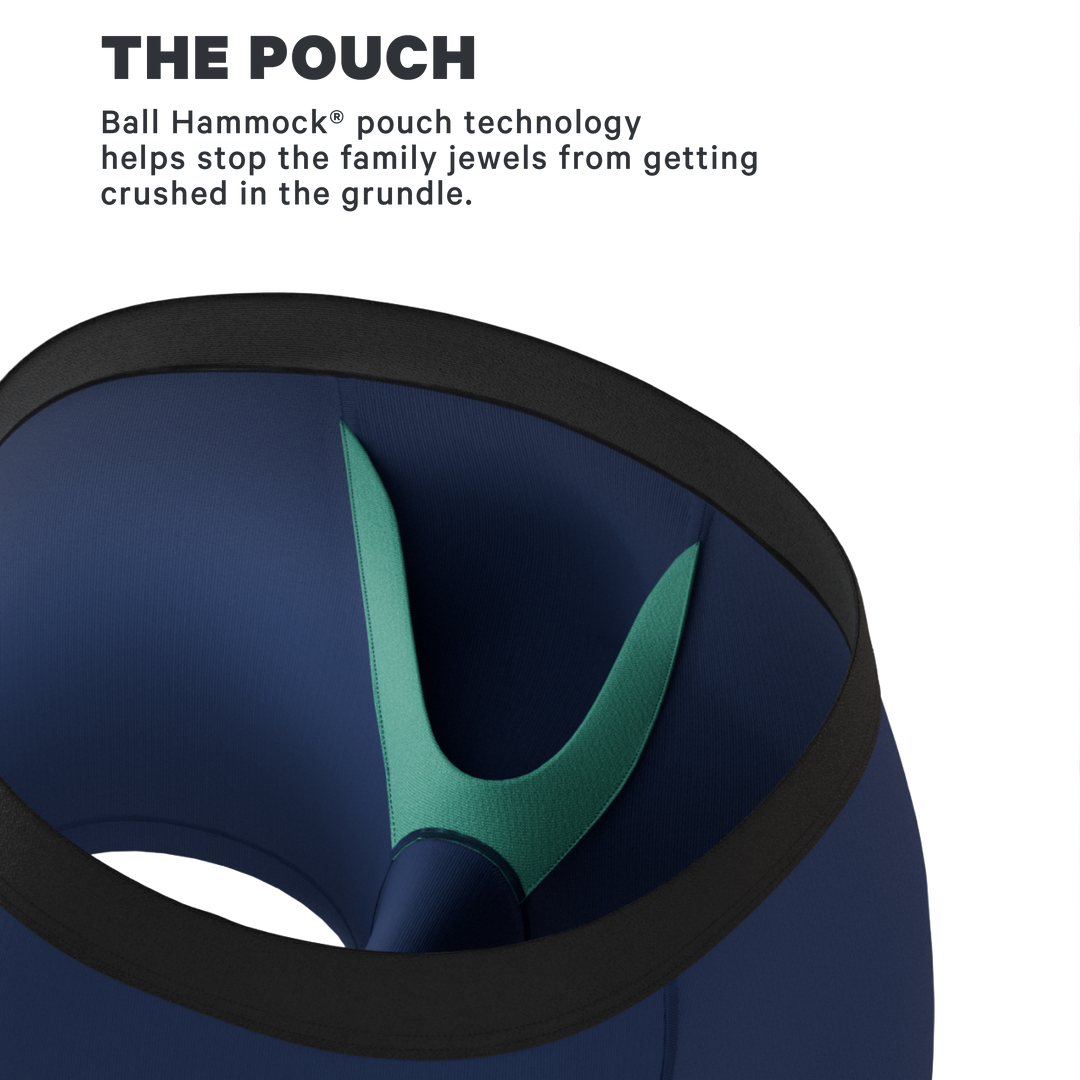 The Big Blue: Navy Fart Proof Ball Hammock® Pouch Underwear