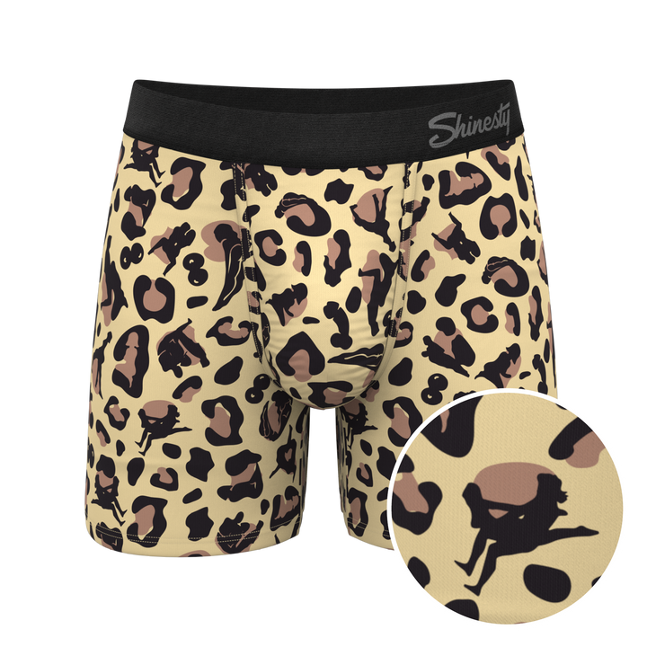 Shinesty "Primal Passion" Naughty Cheetah Print Ball Hammock® Pouch Underwear