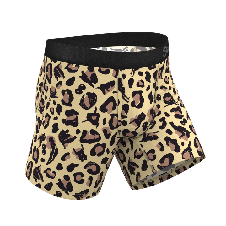 Shinesty "Primal Passion" Naughty Cheetah Print Ball Hammock® Pouch Underwear