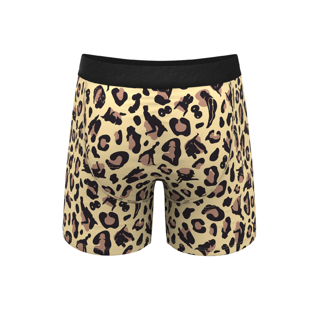 Shinesty "Primal Passion" Naughty Cheetah Print Ball Hammock® Pouch Underwear