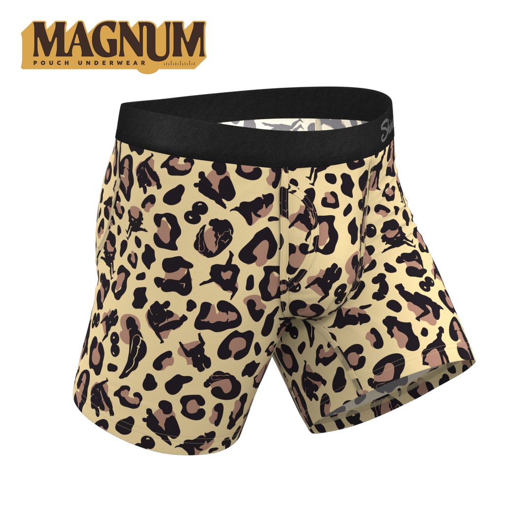 Shinesty "The Primal Passion" Naughty Cheetah Print Ball Hammock® Magnum Big Pouch Underwear