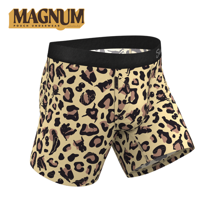 Shinesty "The Primal Passion" Naughty Cheetah Print Ball Hammock® Magnum Big Pouch Underwear