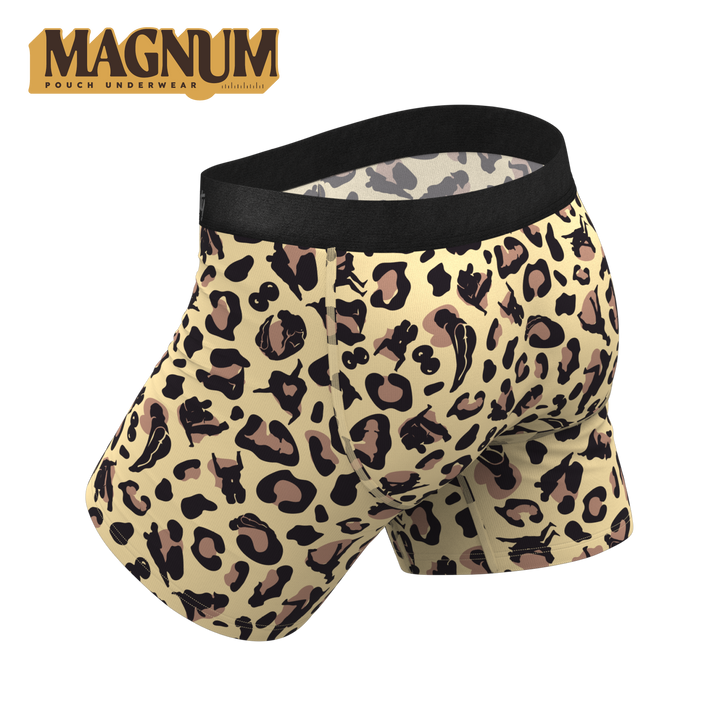 Shinesty "The Primal Passion" Naughty Cheetah Print Ball Hammock® Magnum Big Pouch Underwear